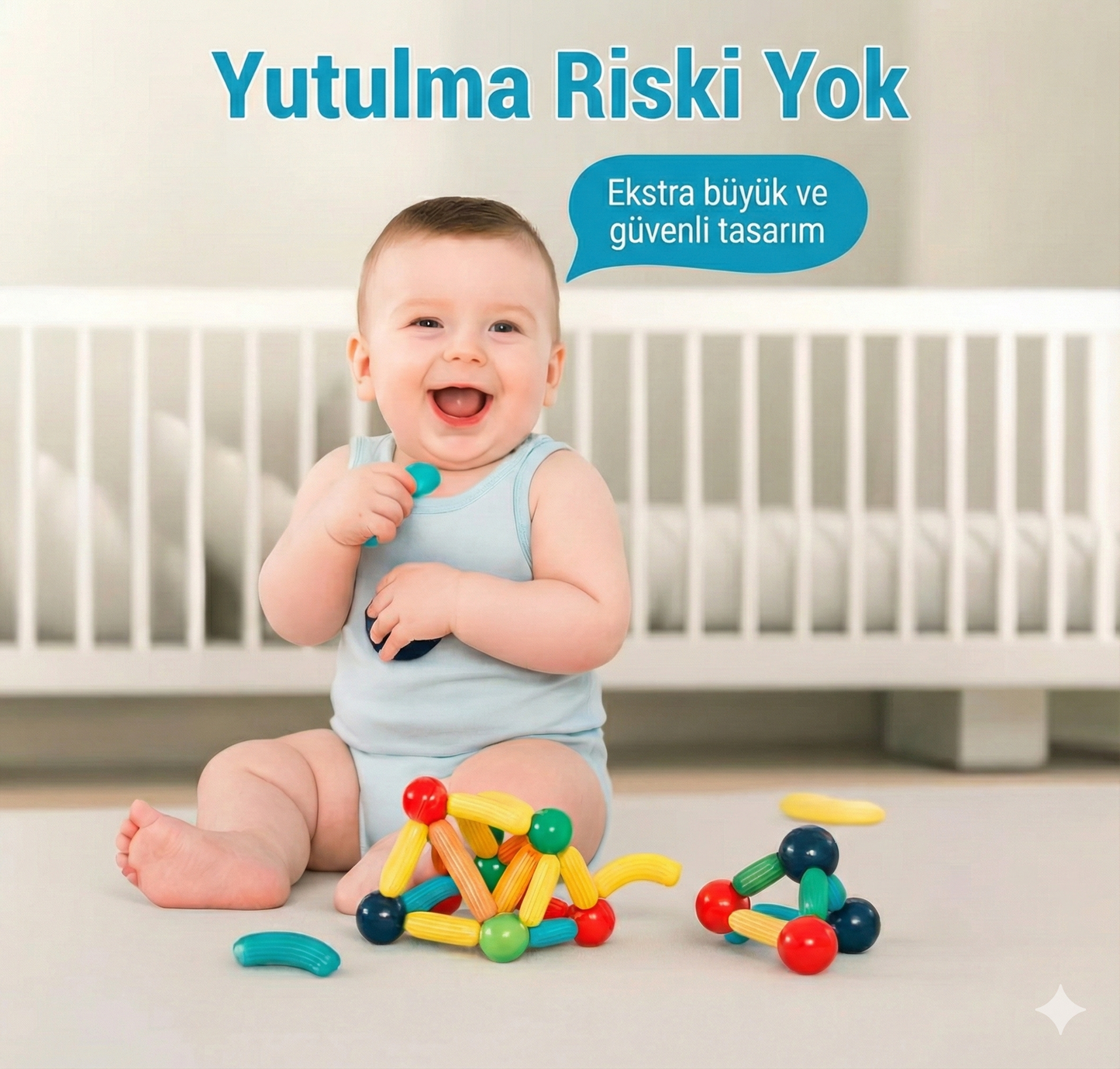 Manyetik IQ™ Yapı Çubuğu Seti