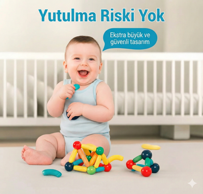 Manyetik IQ™ Yapı Çubuğu Seti